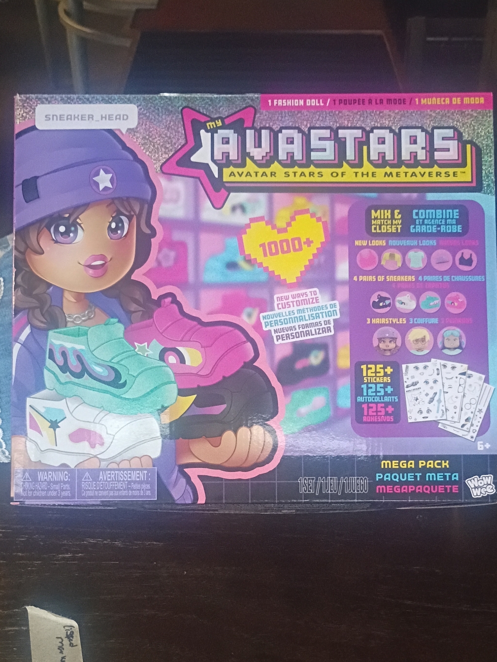 Astars Avastars Doll Playset Box - Purple, Teal, Pink